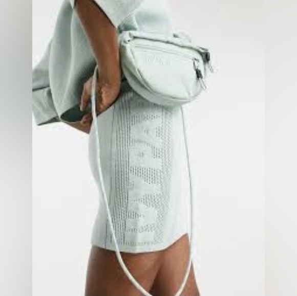 Adidas IVY PARK Mint Green Azure Belt Bag - Picture 1 of 12